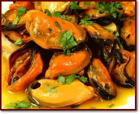 Cozze allo zafferano