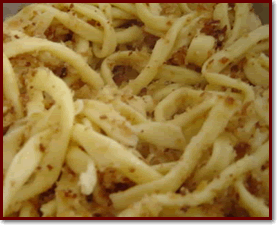 Fusilli con la mollica