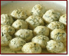 Polpette di ricotta in brodo