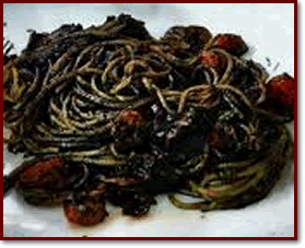 Spaghetti al nero di seppia