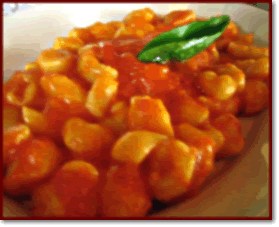 Gnocchi alla caprese