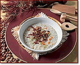 Minestra di fagioli e orzo