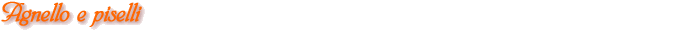 Agnello e piselli