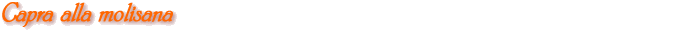 Capra alla molisana