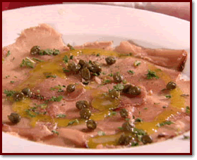 Carpaccio di pesce spada