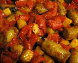 Frizon con salsiccia