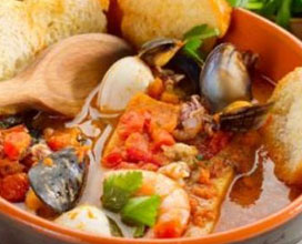 Zuppa di pesce alla ligure