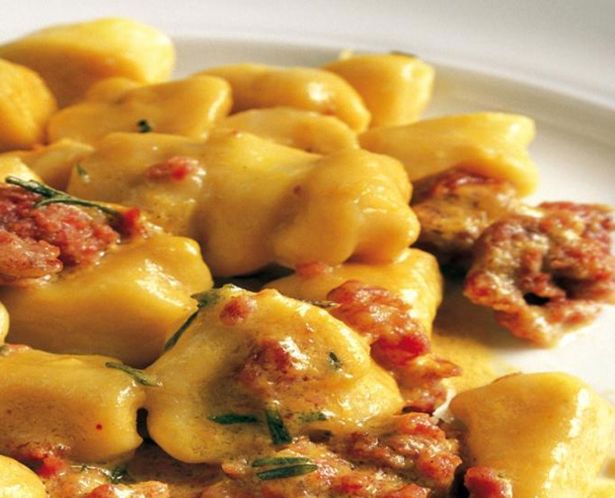 Gnocchi zafferano e bagoss