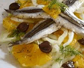 ricetta: Antipasto di arance