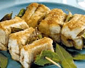 ricetta: Capitone allo spiedo