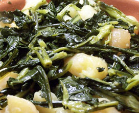 ricetta: Fronne e patate