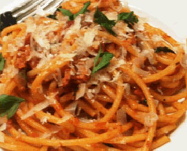 ricetta: Bucatini all'amatriciana