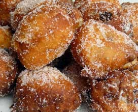 ricetta: Frittelle al mascarpone e uvetta