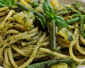 ricetta: Trenette al pesto