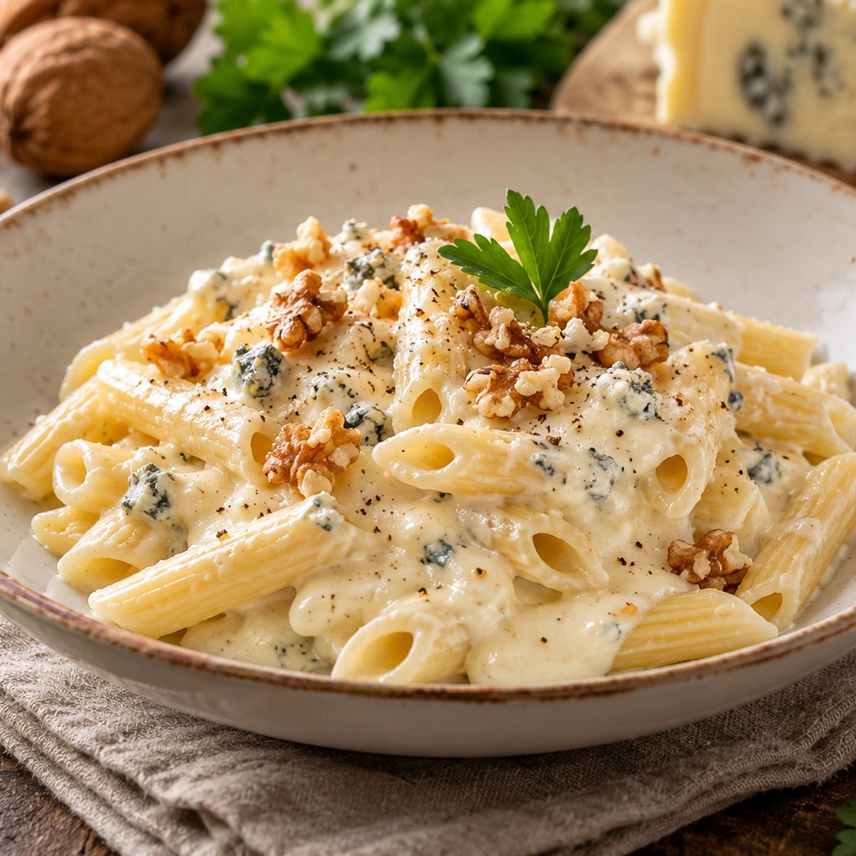 Pasta cremosa al gorgonzola