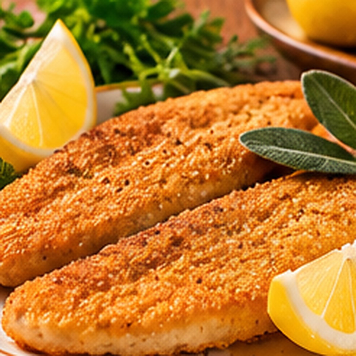 Filetti di pesce persico dorati