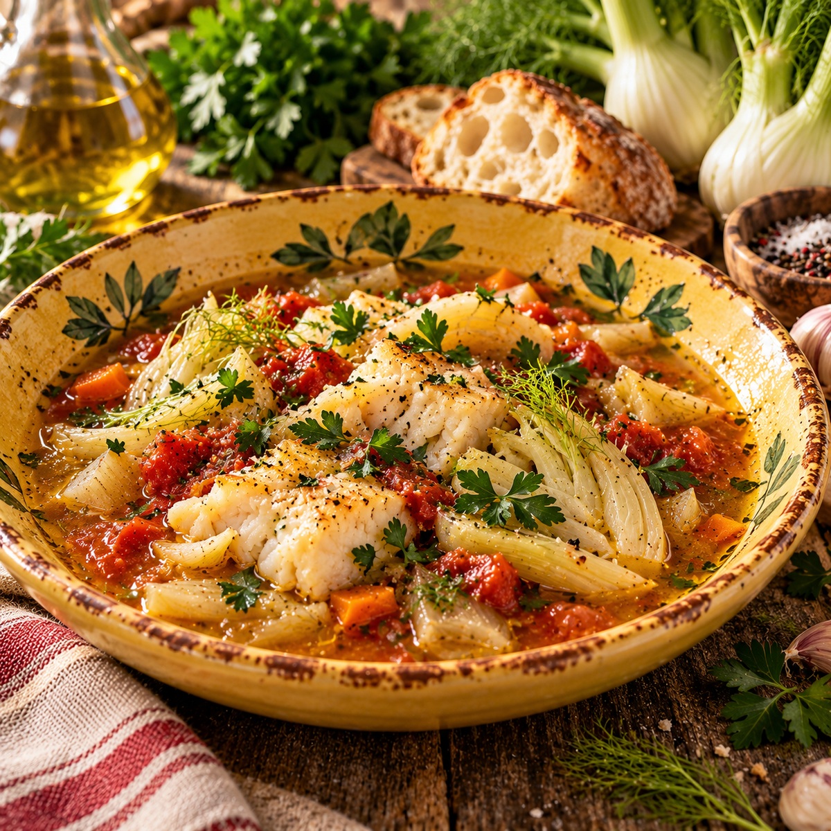 Zuppa di Baccalà e Finocchi