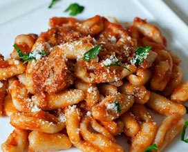 ricetta: Cavatelli e carne di maiale