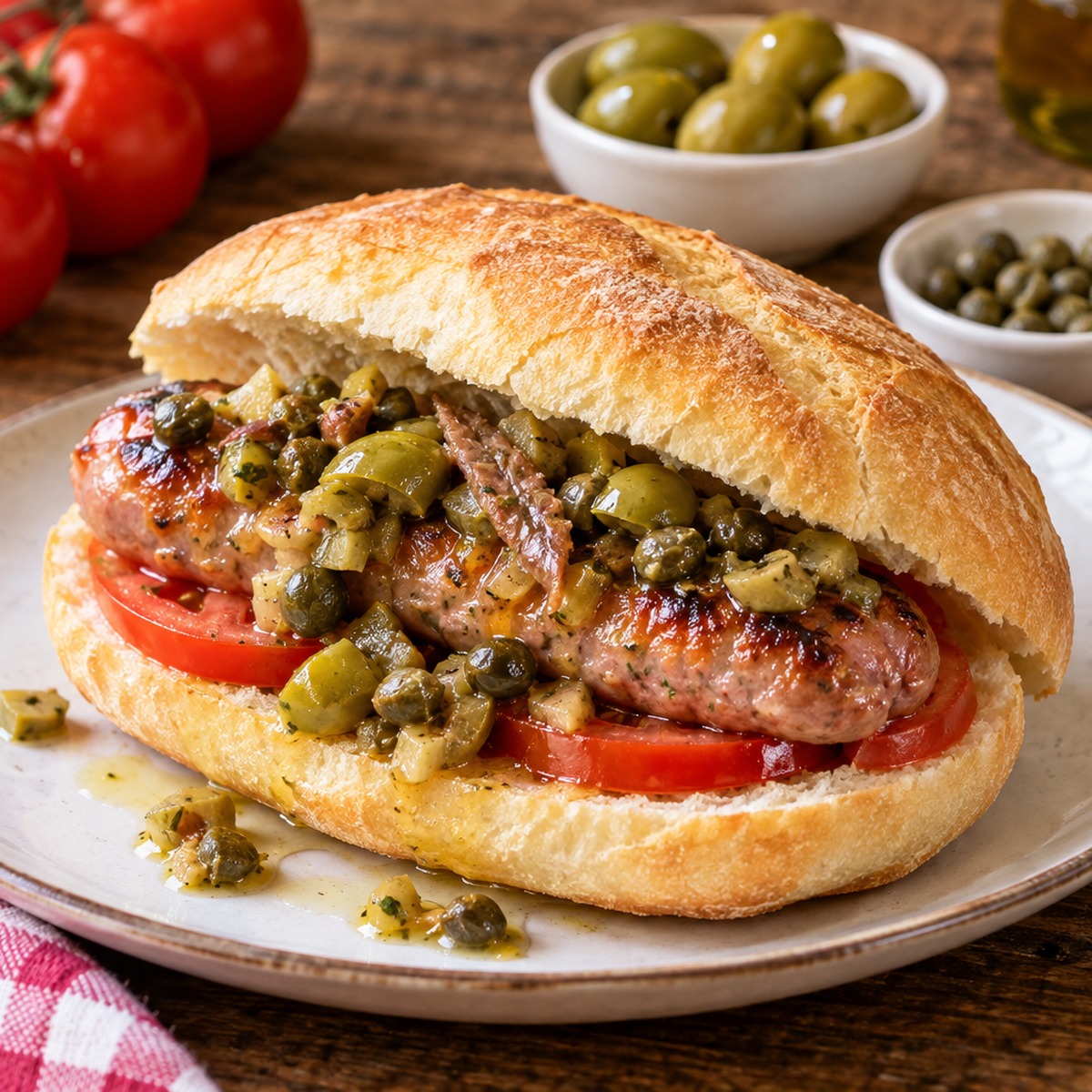 Panino con salsiccia di Bra