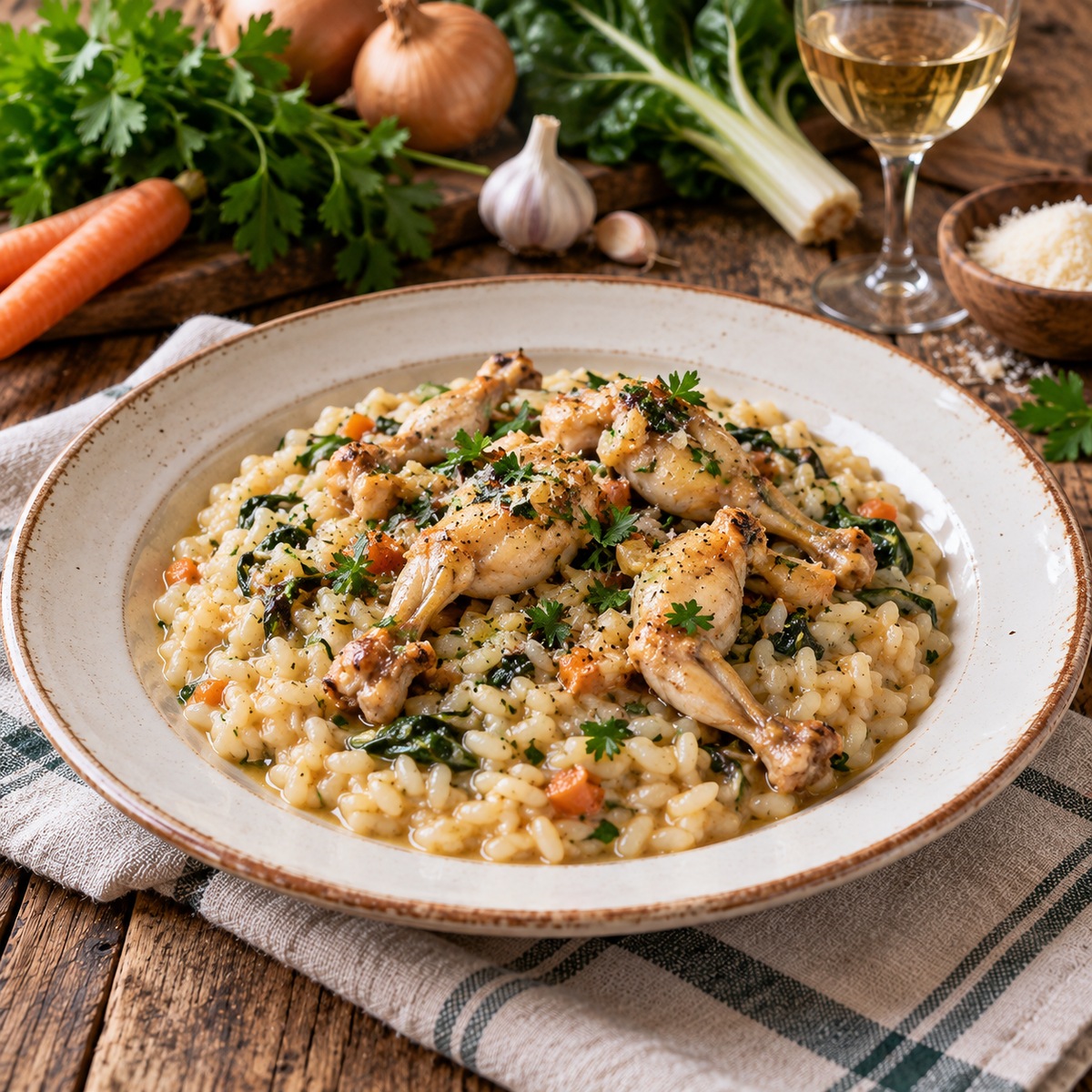 Risotto con le rane