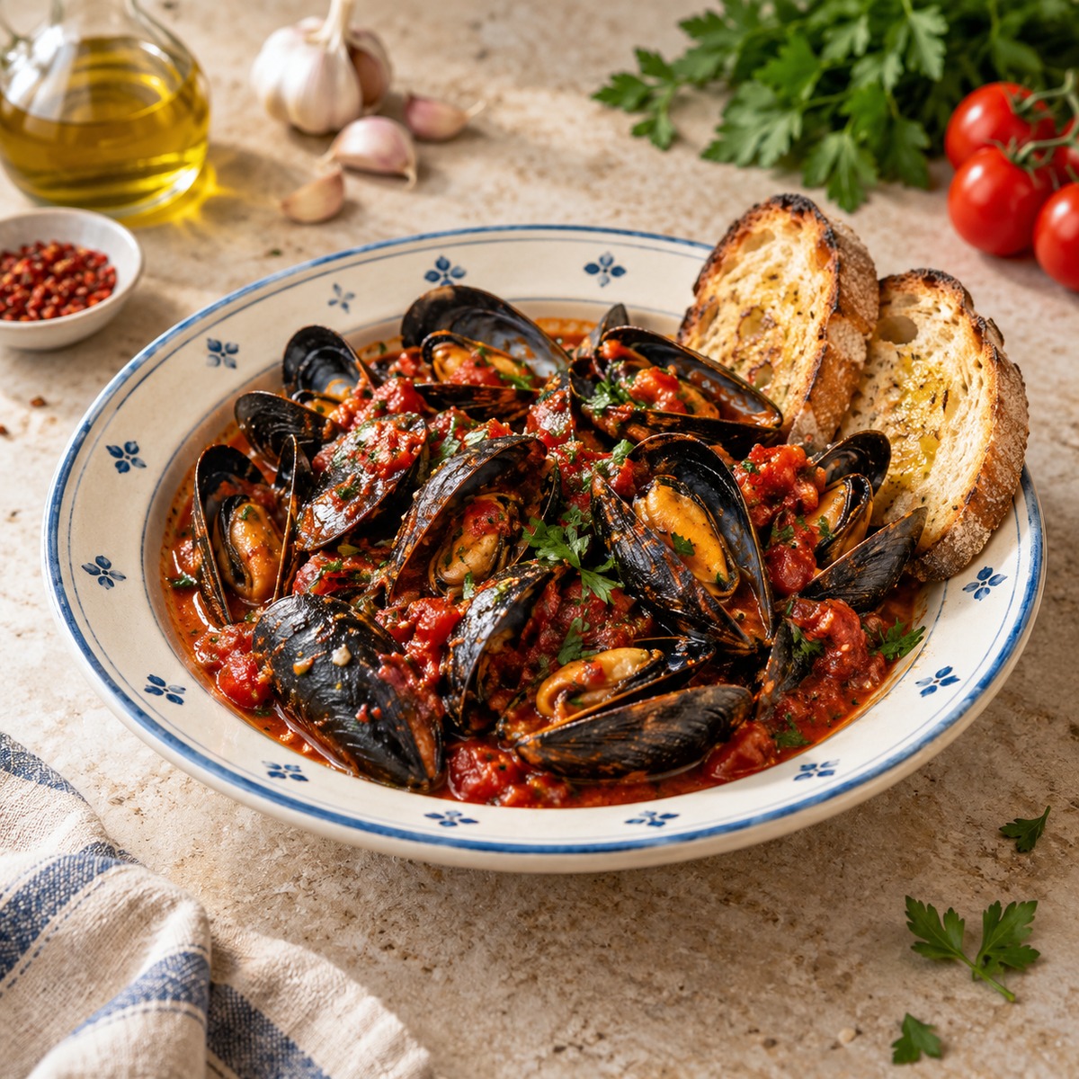 Cozze alla tarantina