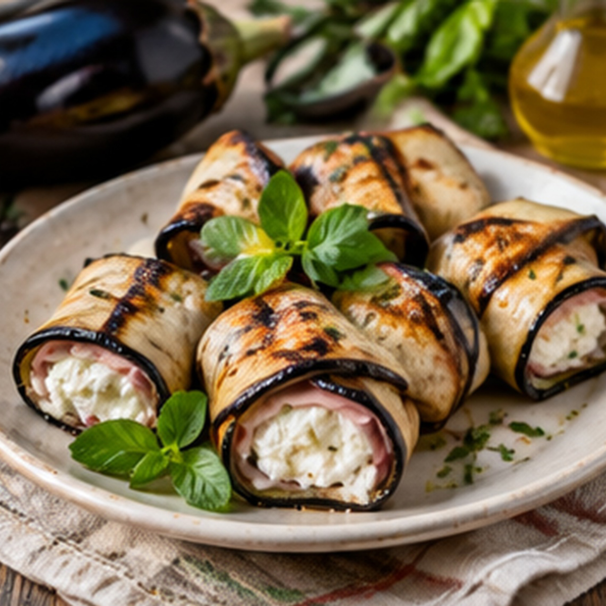 Involtini di melanzane