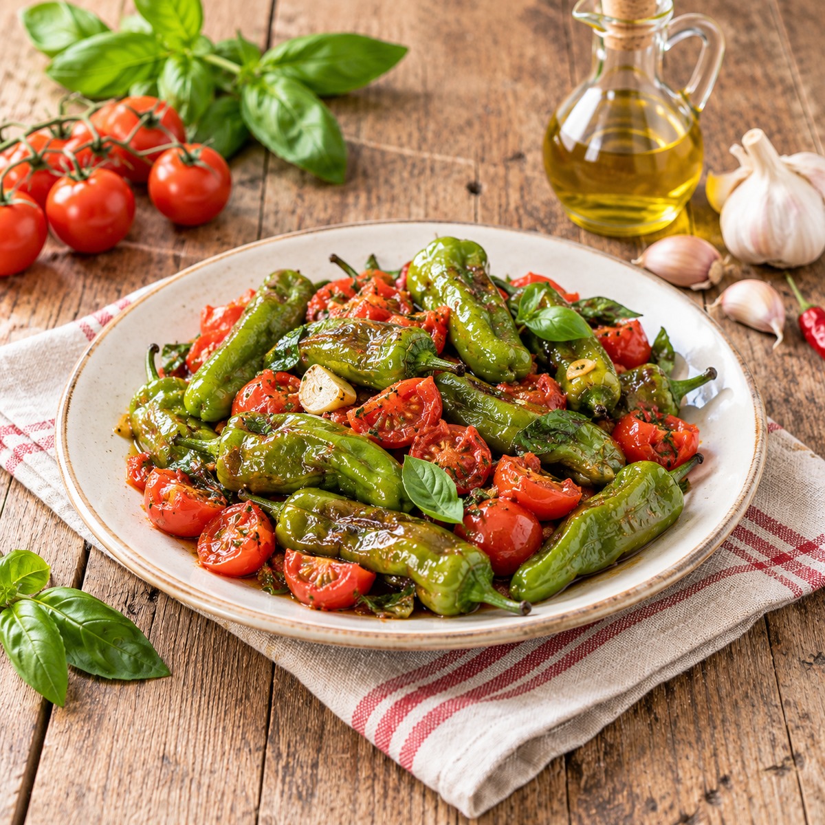 Peperoni friggitelli fritti
