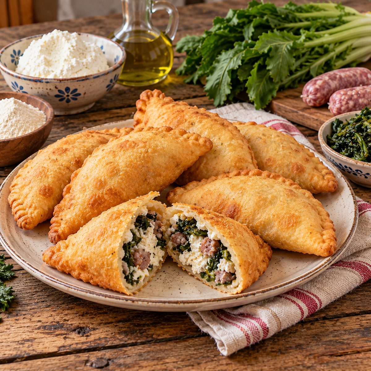 Panzerotti con la ricotta