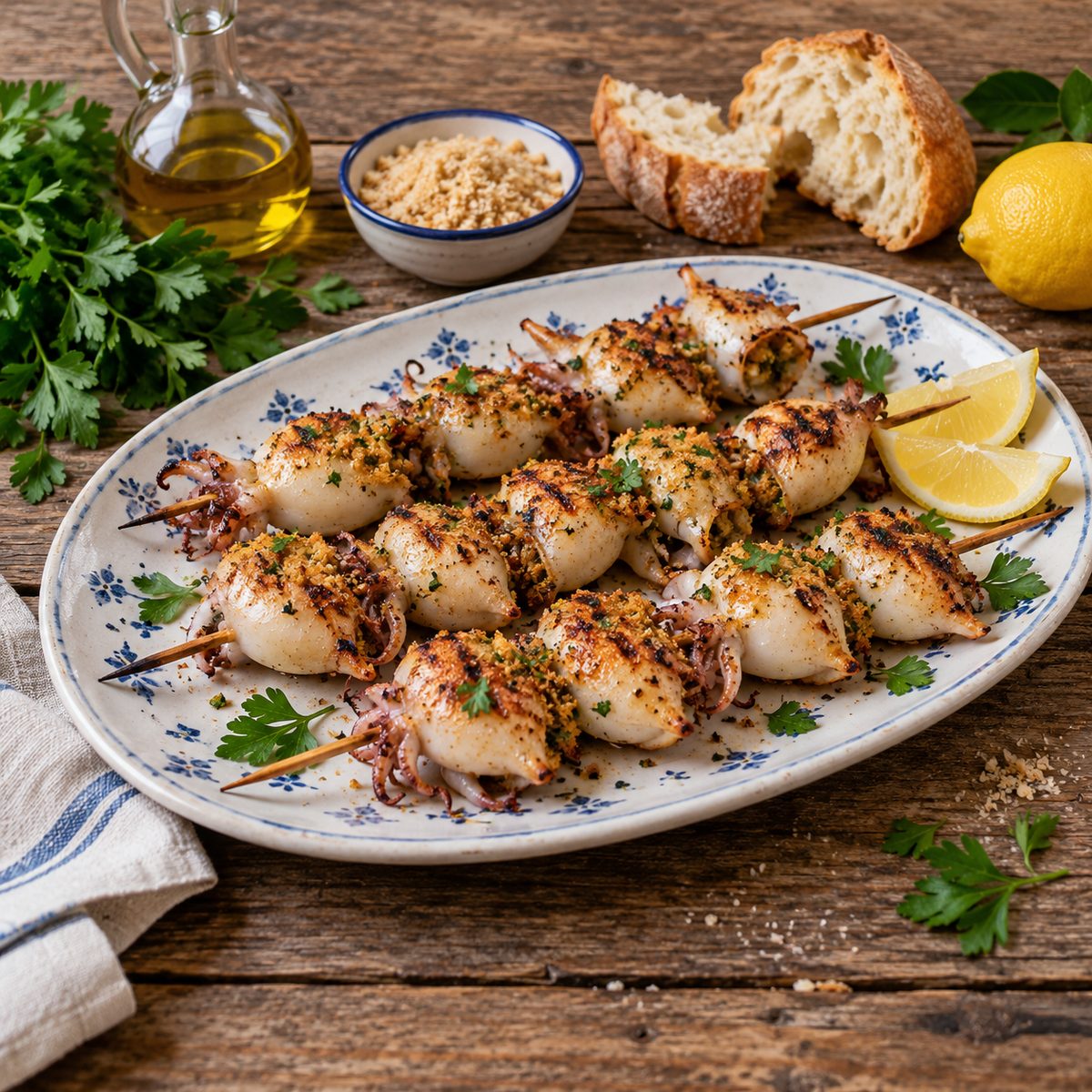 Spiedini di seppioline