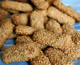 Biscotti con il sesamo (ca ciciulena)