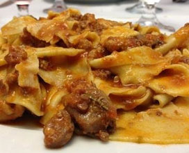 ricetta: Pappardelle al cinghiale