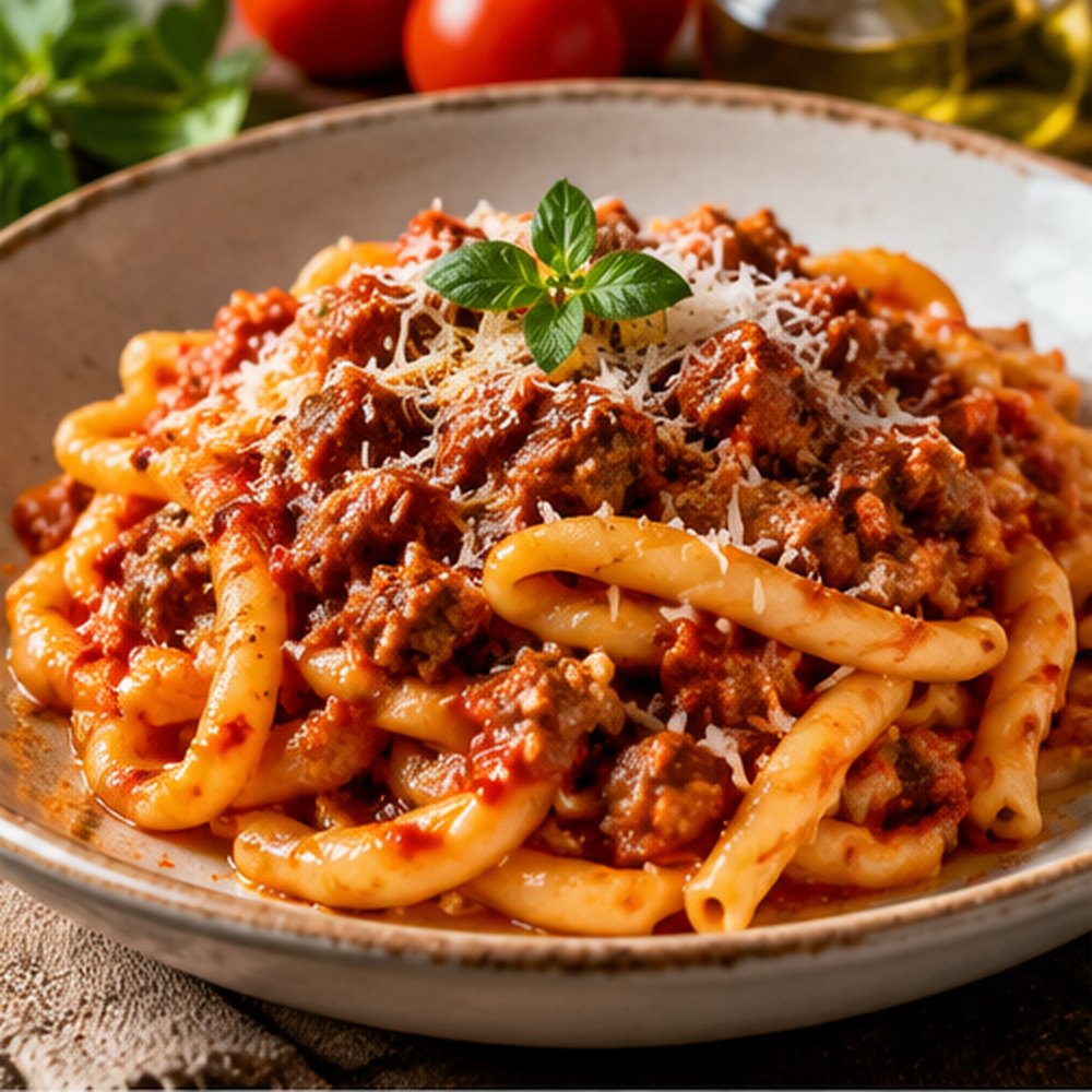 Ferricelli lucani al sugo di salsiccia