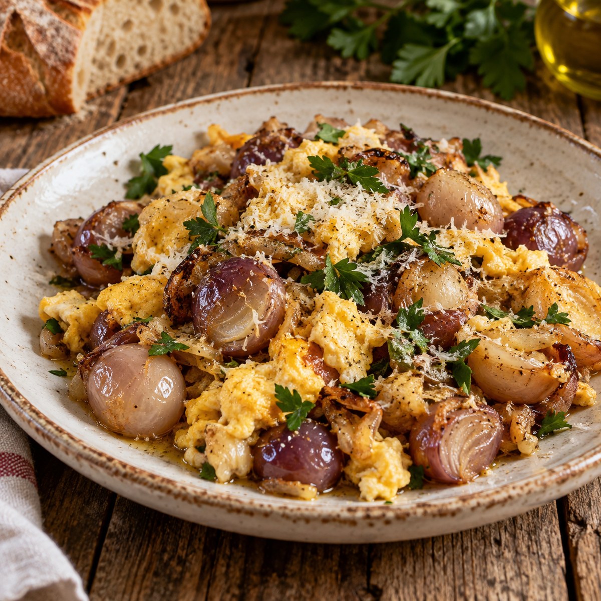 Lampascioni con uova