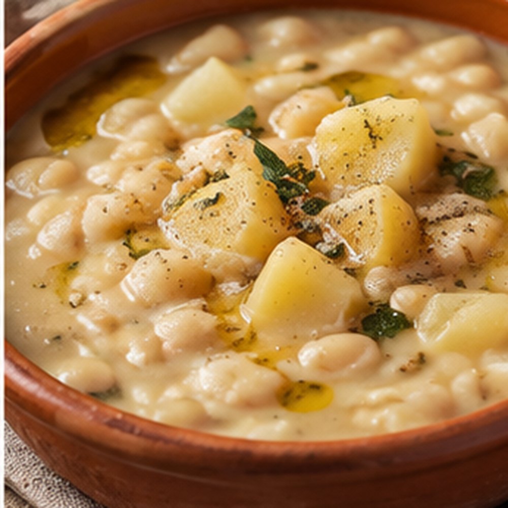 Minestra di castagne e fagioli