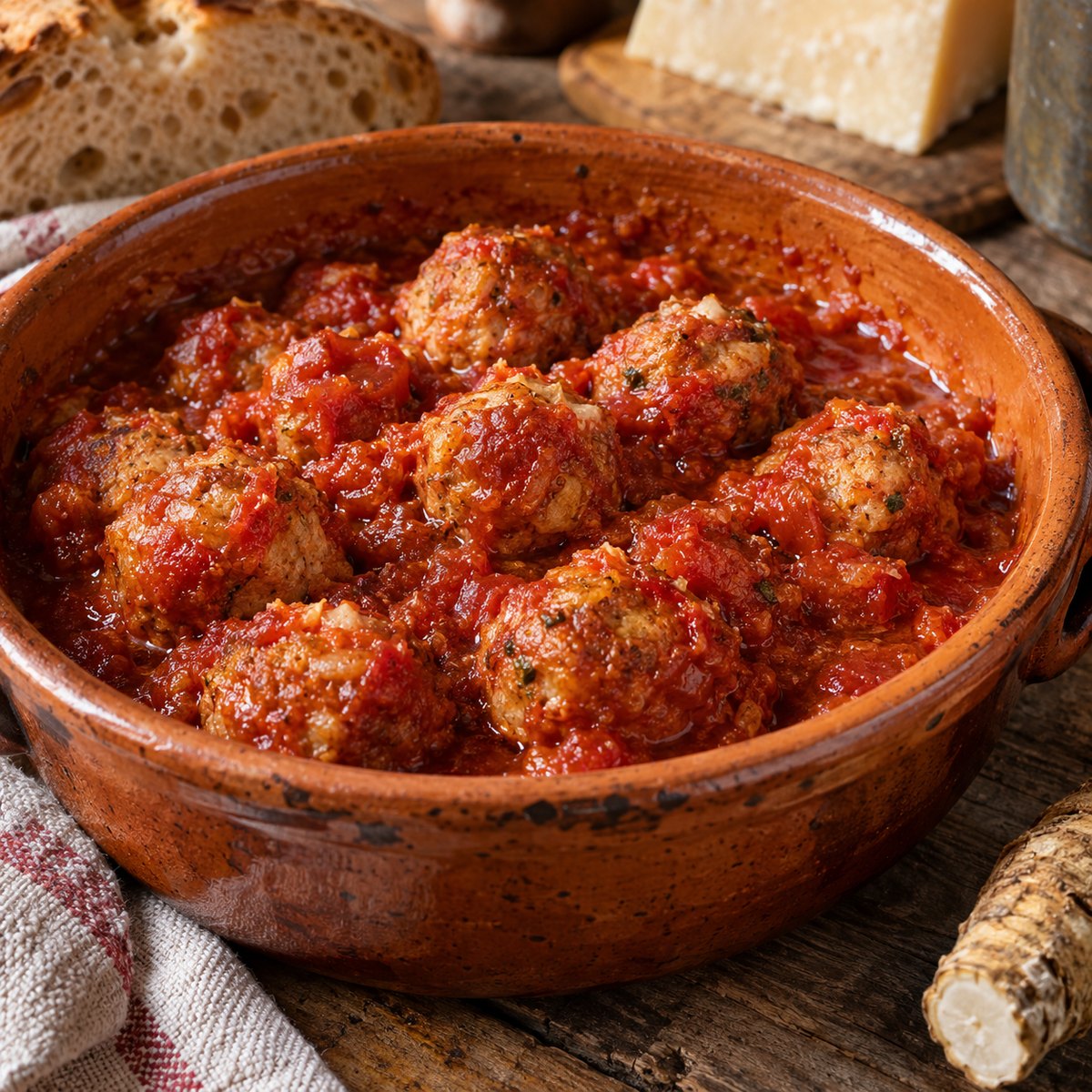 Purpette di carnuluvare di Rotonda