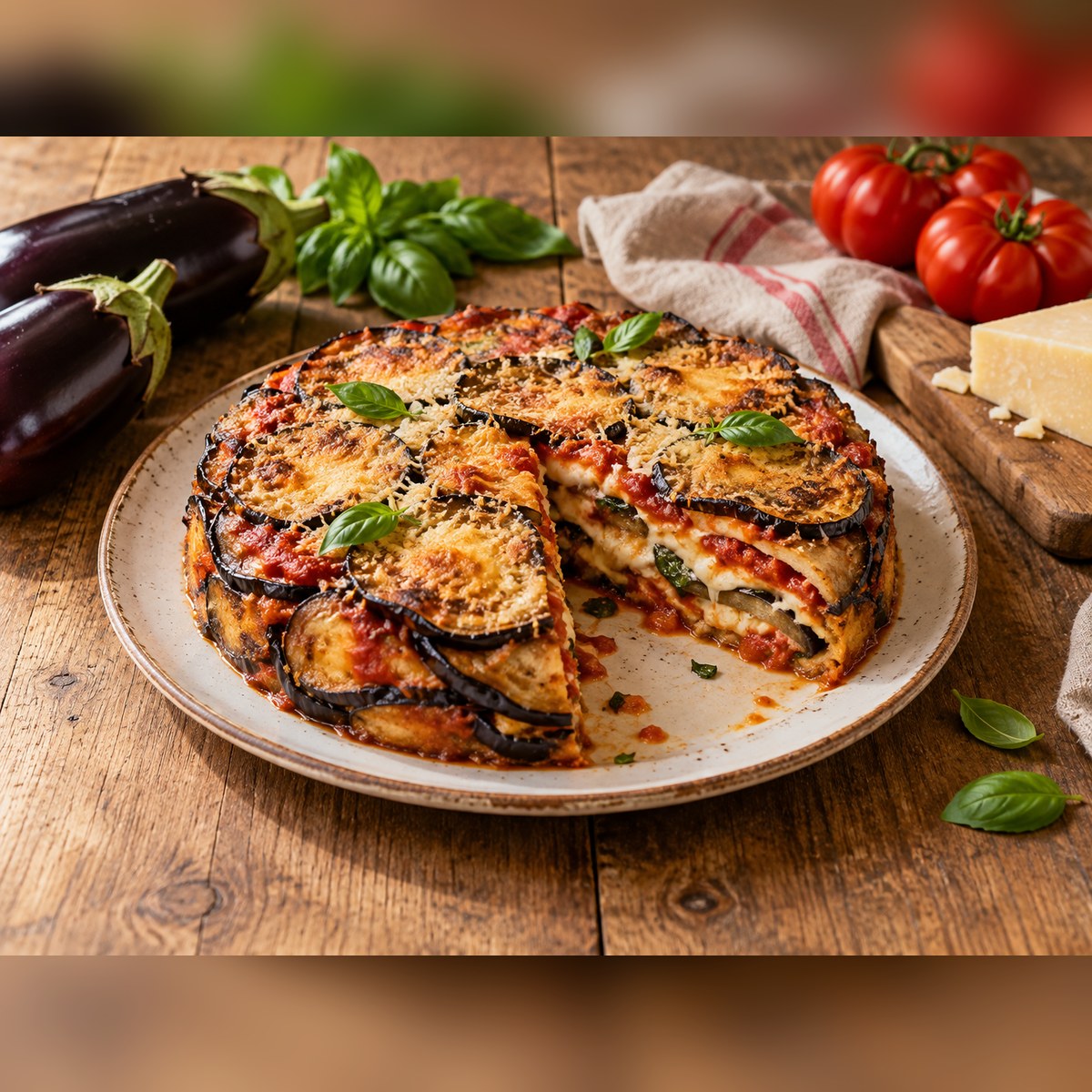Tortino di melanzane alla lucana