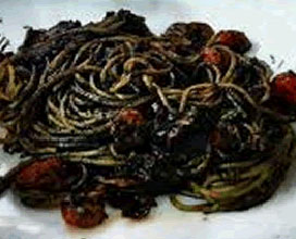 Spaghetti al nero di seppia