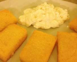 ricetta: Polentine con squacquerone