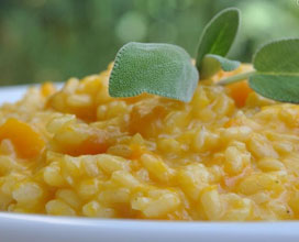 Risotto con la zucca