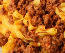 ricetta: Tagliatelle al ragù