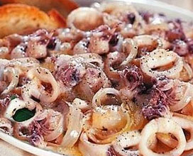 ricetta: Calamari alla gradesana