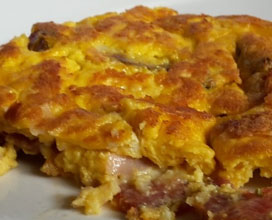 Frittata con salsiccia