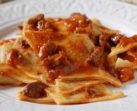 Foiade al ragù di lepre