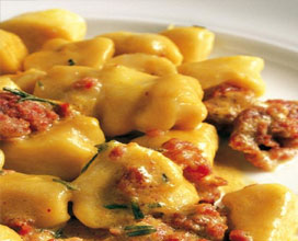 Gnocchi zafferano e bagoss