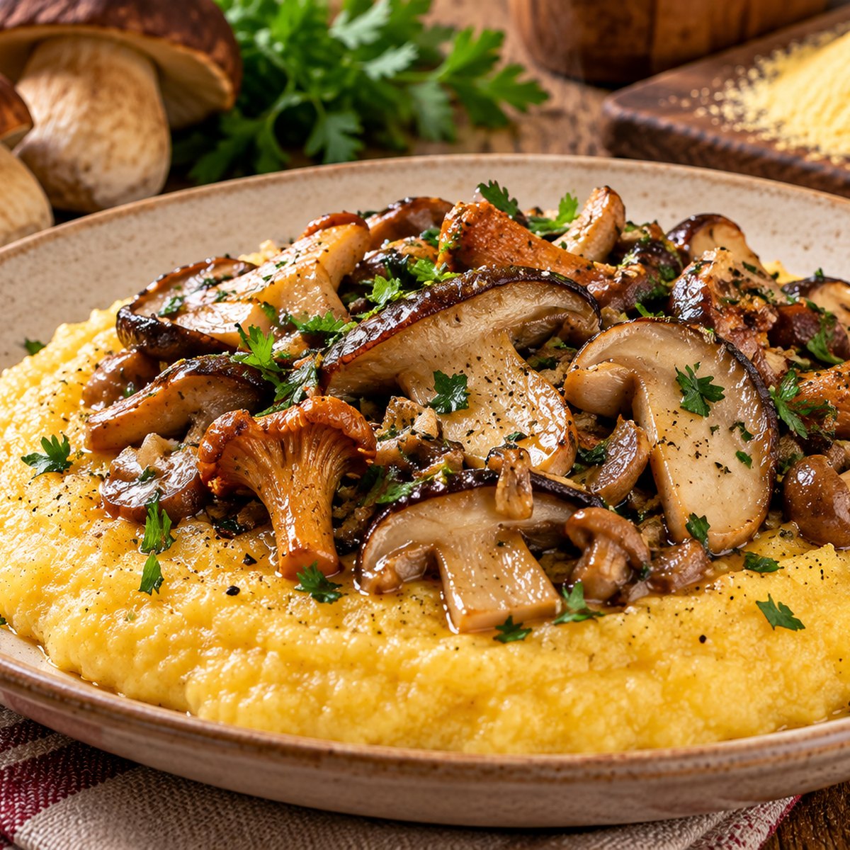 Polenta e funghi