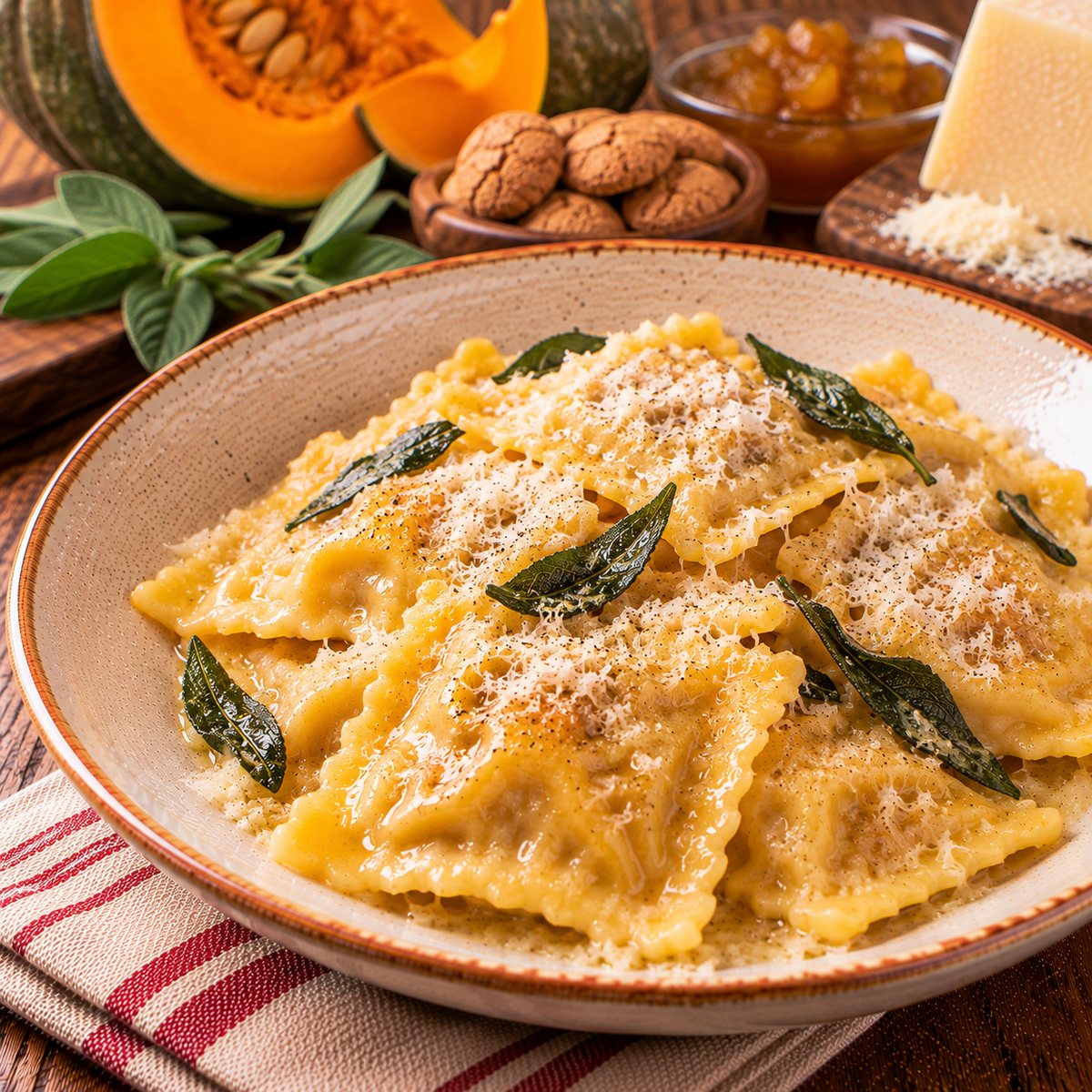 Tortelli di zucca mantovani