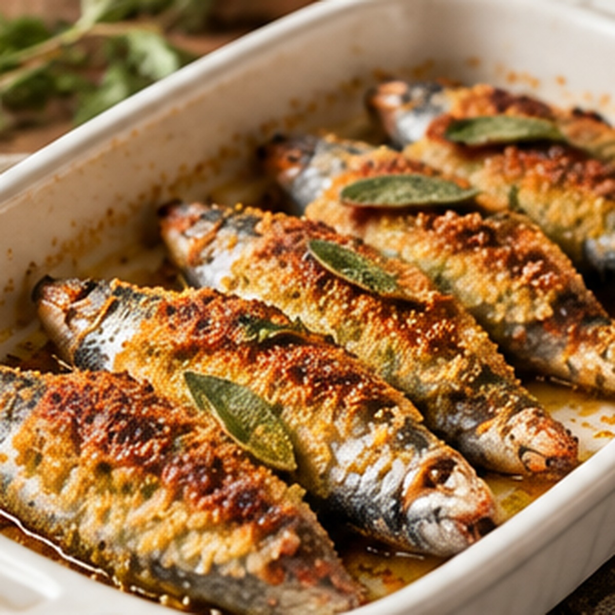 Alici al forno