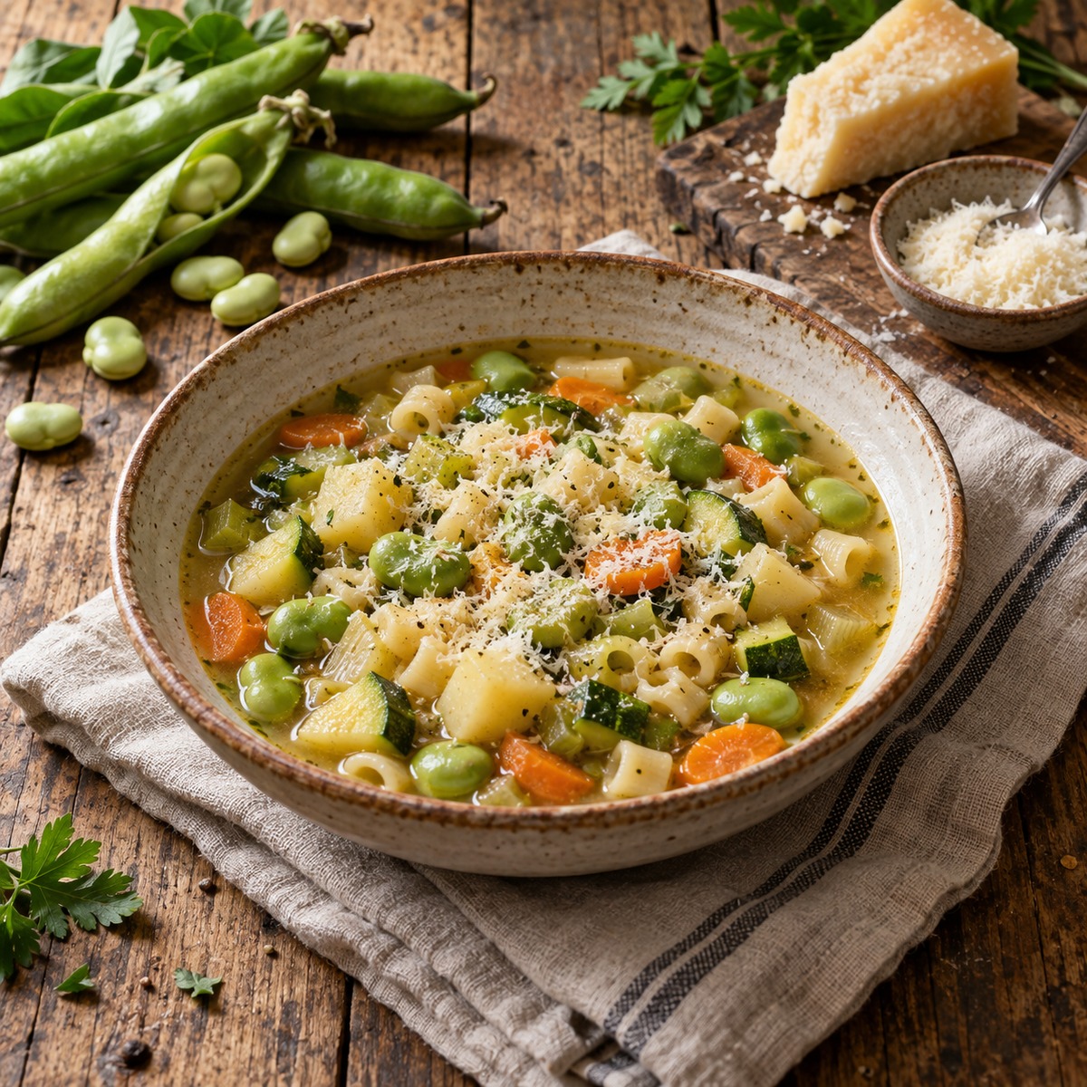 Minestrone di fave