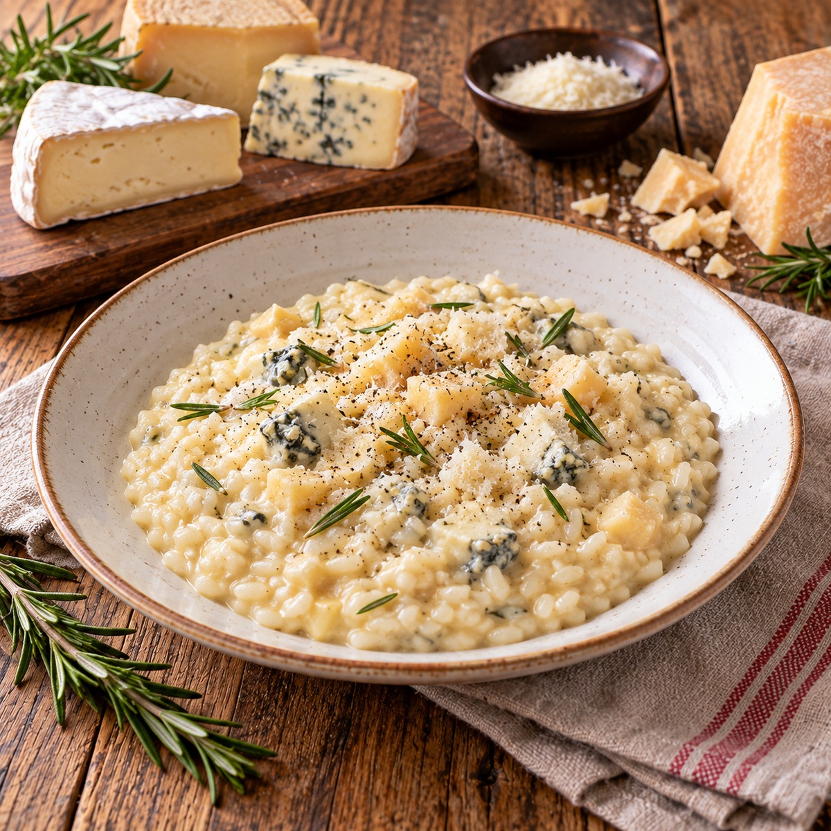Risotto ai quattro formaggi