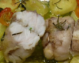 Pescatrice in terrina